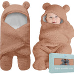 Baby Swaddle Blanket | Ultra-Soft Plush Essential for Infants 0-6 Months | Receiving Swaddling Wrap White | Ideal for Baby Boy Accessories and Newborn Registry | Perfect Baby Girl Shower Gift