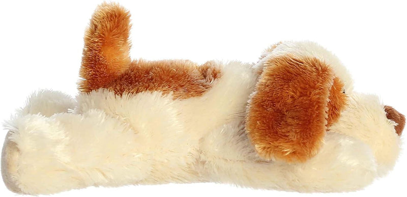 Aurora® Adorable Mini Flopsie™ Scruff™ Stuffed Animal - Mini Companions Ready for Playful Adventures - for Kids All Ages, Toddlers, Adults, and Families - Brown 8 Inches