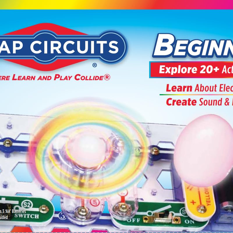 Snap Circuits Beginner: Hands-On STEM Kit for Ages 5-9 to Explore Electrical Engineering