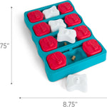 Interactive dog puzzle by Outward Hound and Nina Ottosson, level 2 intermediate, 3-in-1 challenge, slow feeder, boredom buster