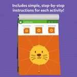 Skillmatics scissor skills activity book, 25 cutting activities for preschoolers, felt craft kit for kids aged 3-7
