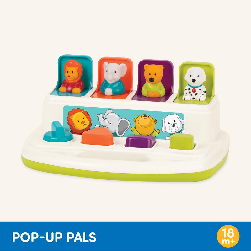 Battat Cause and Effect Toy with Buttons and Colors for Kids, Toddlers, and Babies