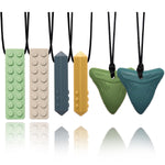 Chewy Necklaces for Sensory Kids with Autism, ADHD, and Oral Stimulation Needs