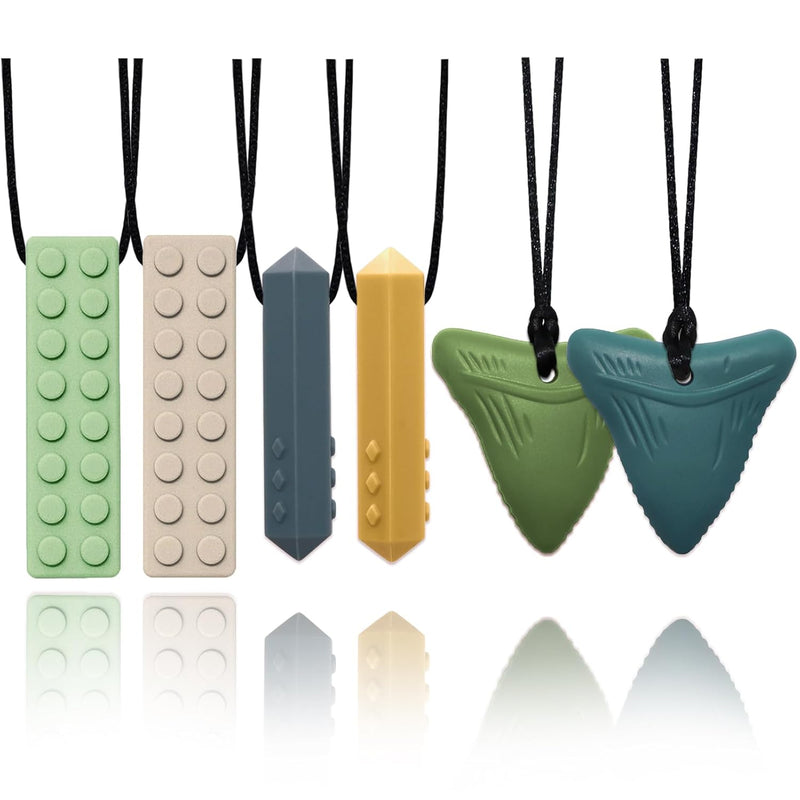 Chewy Necklaces for Sensory Kids with Autism, ADHD, and Oral Stimulation Needs