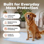 Best Pet Supplies Extra Large Dog Training Puppy Pee Pads - Blue, 100 Count | 36x28" Potty Pads, Super Absorbent, Disposable, Leakproof, Keeps Floors Protected & Paws Dry, For Indoor Dogs, Odor Control