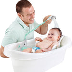 Yookidoo Baby Bath Shower Head with Elephant Water Pump for Newborns and Toddlers