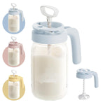 Papablic Breast Milk Pitcher, Formula & Baby Feeding Container, Pink | Glass | BPA-Free | Leakproof | Safe & Durable | Wide Mouth | Easy to Clean & Dishwasher Safe | No Bubbles & No Clumps