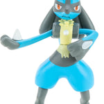 Pokemon Characters Set 8 Pack Pokemon Games Garchomp, Pikachu, Eevee, Lucario, Riolu, Munchlax, Glaceon & Leafeon - Figurine Toys