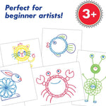 Spirograph Jr. — Jumbo Sized Gears Classic Retro Toy For Spiral Drawing Art Design Toy Kit for Smaller Hands — For Kids Ages 3 and Up