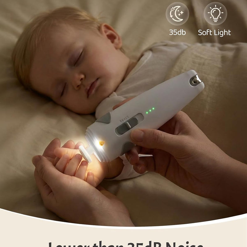 Lictin Baby Healthcare and Grooming Kit, 26 in 1 Electric Nail Trimmer Set | Safe Rechargeable Baby Nail File with Auto Light, Newborn Baby Safety Care Set for Newborn Infant Toddlers Boys Girls