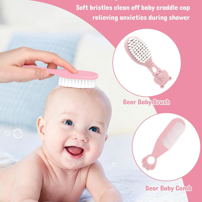 Baby Grooming Kit for Newborns, All-in-One Baby Care Essentials with Nail, Hair, Nasal and Temperature Care Tools for First-Time Parents Home and Travel Used