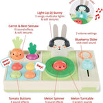 Skip Hop Baby Musical DJ Set Toy with Lights, Songs, Sound Effects, and Soft Textures, Farmstand Let The Beet Drop DJ Set