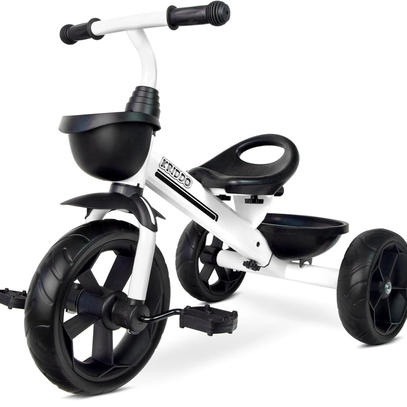 Krido Toddler Tricycle for 2-5 Year Olds - Pink Bike for 24 Month to 4 Year Old Girls and Boys