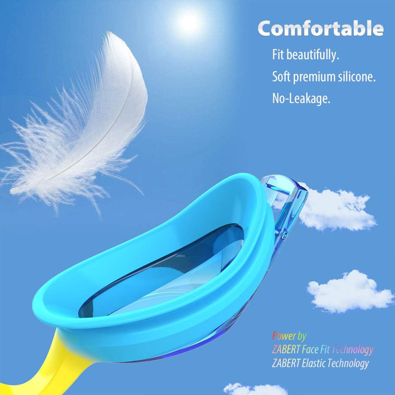 3 Pack Kids Goggles for Swimming, Anti-fog for Age 3-10 Years, K20 | 3 pack kids swim goggles for kids age 3 4 5 6 7 8 9 10 years old toddler girls boys junior jr childrens child little