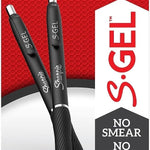 Sharpie S-Gel Pens, Ultra Fine Point (0.38mm), Black Ink, 12 Count - Office Supplies, Writing, Journaling