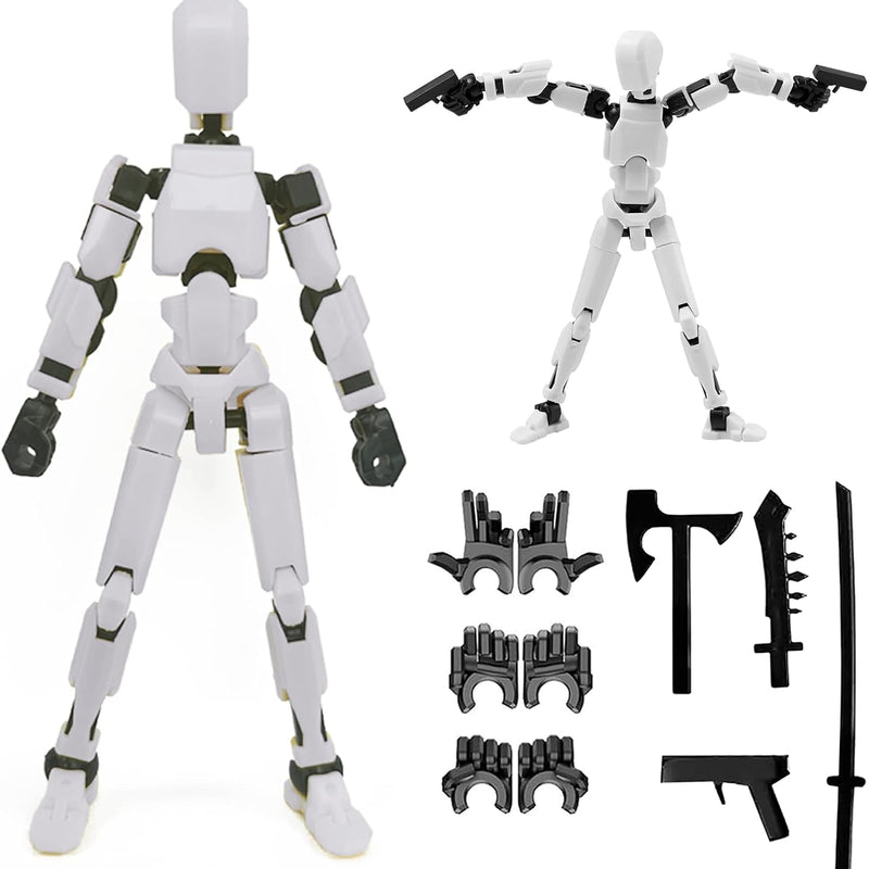2026 New Assembly Completed-Titan 13 Action Figure,Dummy Robot 13 Action Figures Set,3D Printed Multi-Jointed Action Figures,Nova 13 Action Figure for Collectors Desktop Decorations (5pcs)