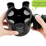 Accmor Stroller Cup Holder with Phone Holder, Bike Cup Holder, Universal Cup Holder for Uppababy Nuna Doona Strollers, 2-in-1 Cup Holder for Walker, Wheelchair, Scooter