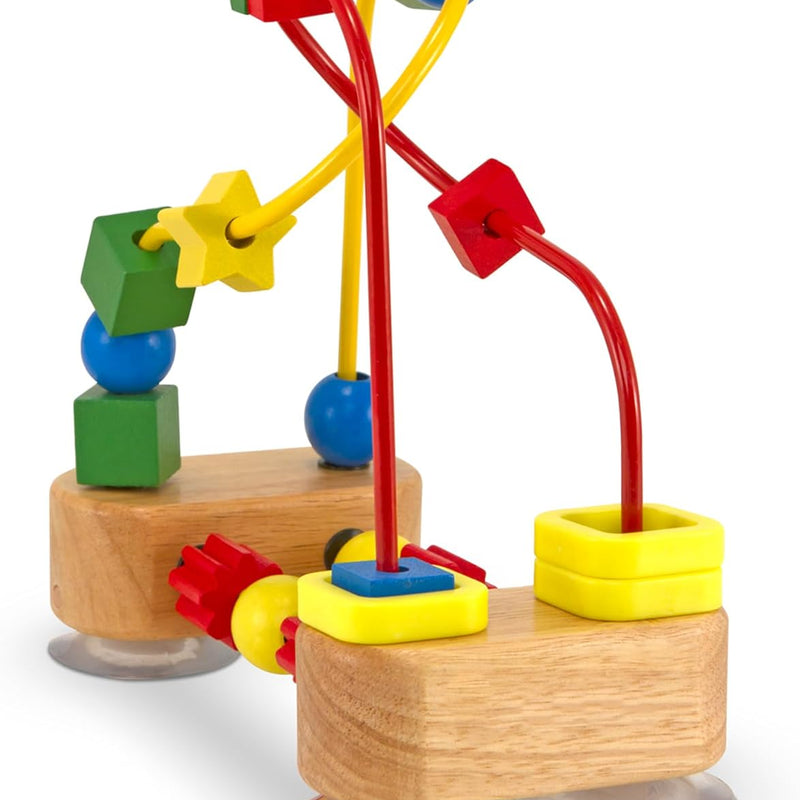 Melissa & Doug Wooden Bead Maze: Montessori-Inspired Sensory Toy for Babies and Toddlers