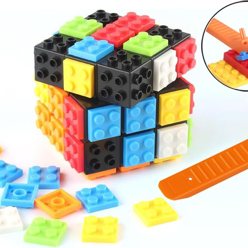 AMAZA 3x3 Speed Cube Stress Relief Fidget Toys Black 3x3x3 Magic Cube Puzzles Toy Sturdy and Smooth Cubes Toy Game Puzzle Toys for Kids and Adults