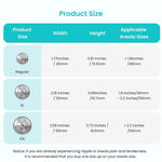 Paruu Silver Nursing Cups | 999 Nipple Shields for Breastfeeding with Silicone Nipple Covers | IBCLC Recommended | Soothe Sore Nipples | Reusable Nipple Protectors for Newborn Moms