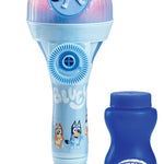 Bluey Dance Mode Bubble Machine and Toy Microphone with Bubble Solution for Kids