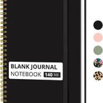 Taja Lined Spiral Journal Notebook for Women & Men, 140 Pages, College Ruled Hardcover Notebook for Work & Note Taking, Journals for Writing, A5(5.7" x 7.9") - Green