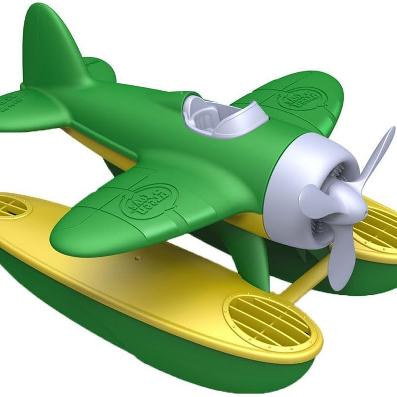 Green Toys Seaplane in Green Color - Bpa Free, Phthalate Free Floatplane for Improving Pincers Grip. Toys and Games