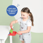 Play22 Kids Cleaning Set 4 Piece - Toy Cleaning Set Includes Broom, Mop, Brush, Dust Pan - Toy Kitchen Toddler Set is A Great Toy Gift for Boys & Girls