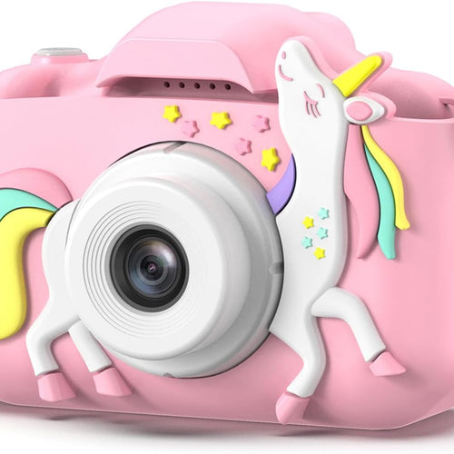 Goopow Kids Digital Camera: 1080P Video, 8X Zoom, Selfie Mode, 32GB SD Card