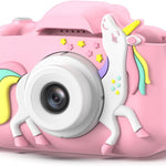 Goopow Kids Digital Camera: 1080P Video, 8X Zoom, Selfie Mode, 32GB SD Card