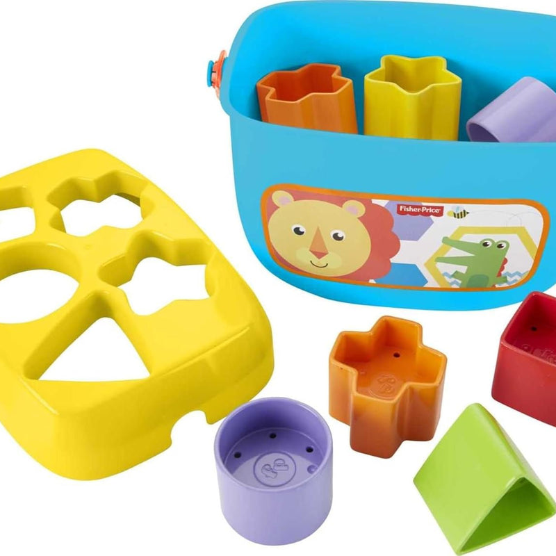 Fisher-Price baby blocks and rock-a-stack toy set for 6+ months developmental play