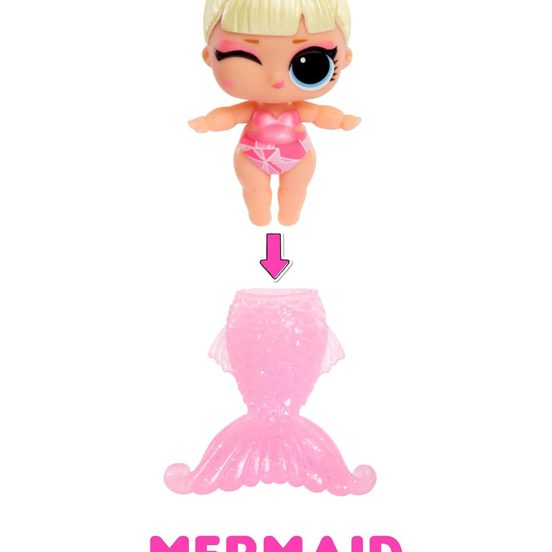 LOL Surprise Mermaids Baby Sisters with Color Change Tail, 8 Dolls to Collect, Fashion Accessories, Great Gift for Kids Ages 4+