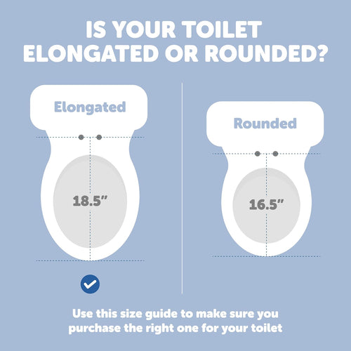 Jool Baby Quick Flip Toilet Seat with Built-in Potty & Splash Guard for Toddler Training, Slow Close (Elongated)