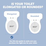 Jool Baby Quick Flip Toilet Seat with Built-in Potty & Splash Guard for Toddler Training, Slow Close (Elongated)