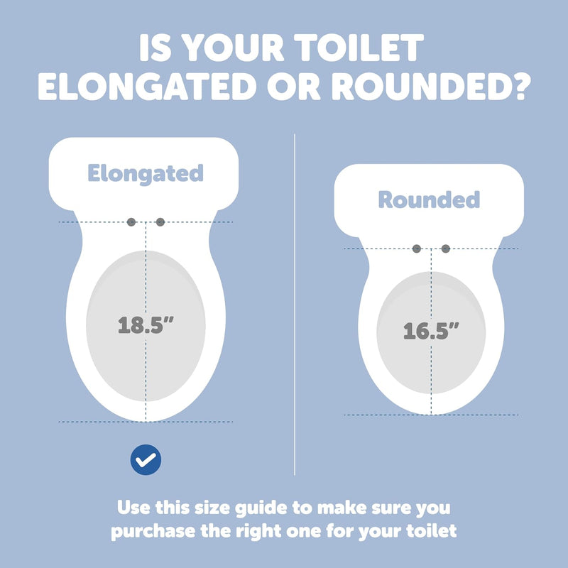 Jool Baby Quick Flip Toilet Seat with Built-in Potty & Splash Guard for Toddler Training, Slow Close (Elongated)
