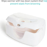 Munchkin Warm Glow Baby Wipe Warmer with Nightlight, White