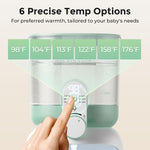 Momcozy Instant Water Warmer, 57 fl oz Baby Formula Water Dispenser | Dual Lights for Night Feedings, 6 Temperature Settings, Detachable Tank, Newborn Essentials, Electric Kettle Alternative
