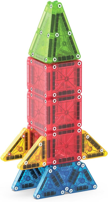 Magna-Tiles 26-Piece Micro Magnetic Tiles Set, Travel Ready, Ages 3+