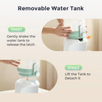 Momcozy Instant Water Warmer, 57 fl oz Baby Formula Water Dispenser | Dual Lights for Night Feedings, 6 Temperature Settings, Detachable Tank, Newborn Essentials, Electric Kettle Alternative