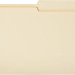 Amazon Basics File Folders for Organization, Letter Size, 1/3 Cut Tab, Gray, 36-Pack