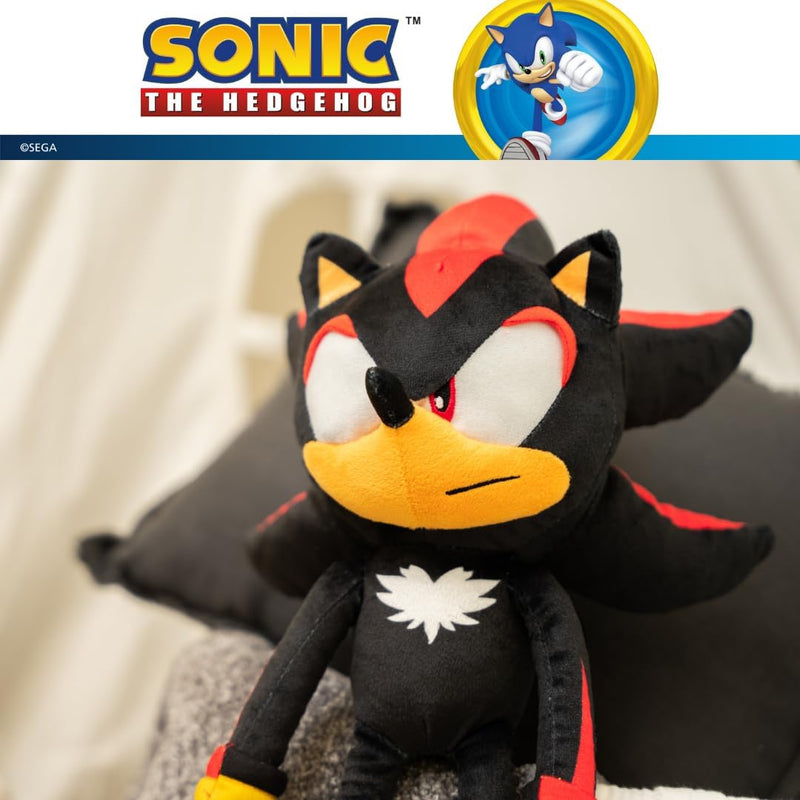 Sonic Shadow The Hedgehog Anime Kids Bedding Super Soft Plush Cuddle Pillow Buddy, One Size, (Officially Licensed Product)