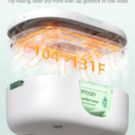 Momcozy Baby Wipe Warmer, Innovative Spring Design,Large Capacity Dispenser | Wipe Warmer with Night Light, Fast and Even Heating, 4 Adjustable Temperature Modes, Baby Shower & Registry Must-haves, Green