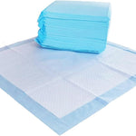 Amazon Basics Scented Dog and Puppy Potty Training Pee Pads, 5-Layer Leak-Proof Super Absorbent with Quick-Dry Surface, Regular Size 22 x 22 Inch, Blue, 150 Count
