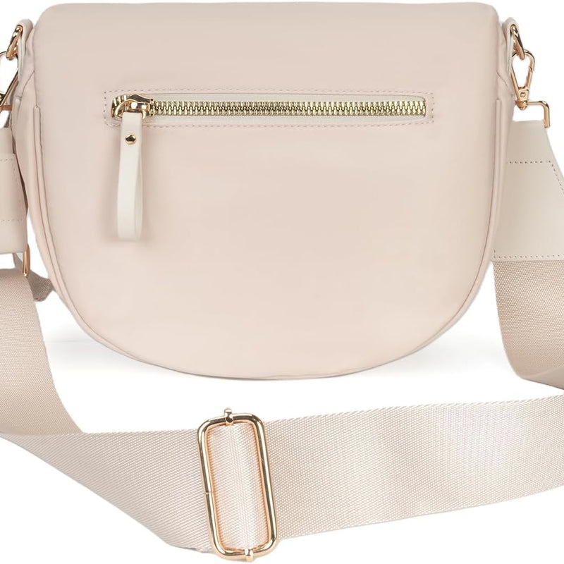 FEIBOON Spacious Nylon Crossbody Bag Bum Bag Handbags Wallets Purses Trendy Shoulder Bag for Women