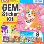 EZCRA Gem Sticker Kit for Kids - 990+ Stickers, 8 Unicorn Princess Themes | Diamond Art Stickers and Gem Craft Set. Mess-Free and DIY Arts and Crafts. Birthday and Holiday Gift for Girls Ages 3-8.