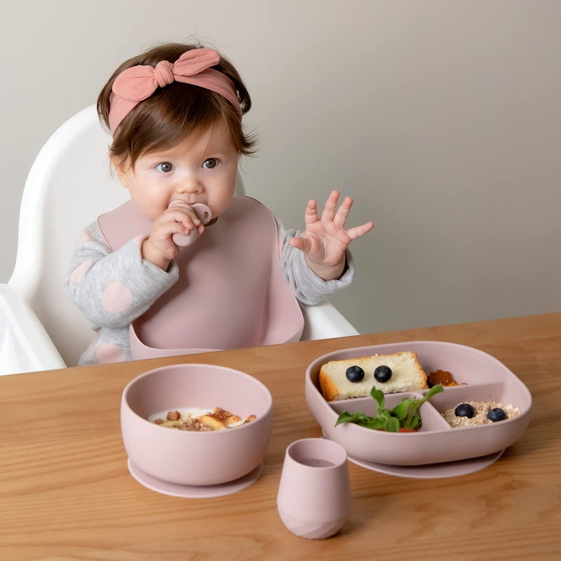 SAMiGO Silicone Baby Spoons Self Feeding 6+ Months, Infant Utensils, 3 Pack | First Stage Spoons, Baby Led Weaning Supplies, Feeding Eating Essentials, Starting Solid Food Must Haves, Toddler Spoons