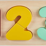 Fisher-Price Wood Montessori Toy 1-2-3 Puzzle, American Montessori Society Seal of Excellence, 6-Piece Wooden Learning Activity & Expert Play Tips for Toddlers & Kids Ages 2+ Years (Amazon Exclusive)
