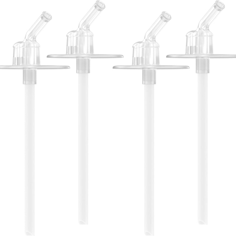 THERMOS FUNtainer 12 Ounce Insulated Kids Water Bottle Replacement Straws, 4 Straws