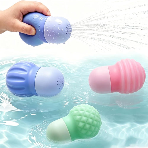 Sizobi Baby Bath Toys, Pool Water Toys Toddler Bath Toys for Kids Ages 1-3 | 1 Year Old Boy Girl Sensory Squeezing Water Bathtub Toys, Baby 6-12-18 Months Bathtub Outdoor Water Table Toy,Birthday Gifts