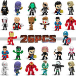 Mini Superhero Toys, 26PCS Minifigures Small Action Figures Superhero Party Birthday Decorations for Kids’ Christmas Stocking, Easter Eggs Cake Toppers Collectibles